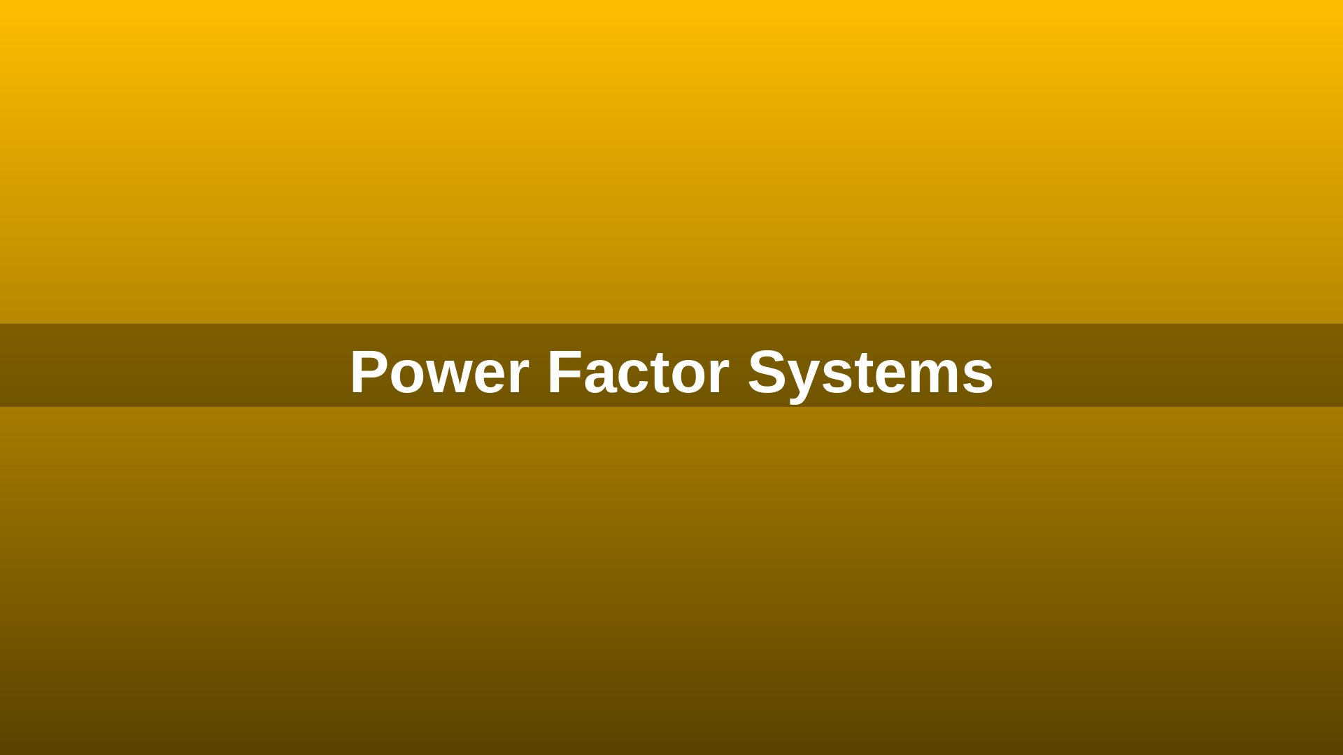 Power Factor Systems - Smarter irrigation technology for dependable water control.